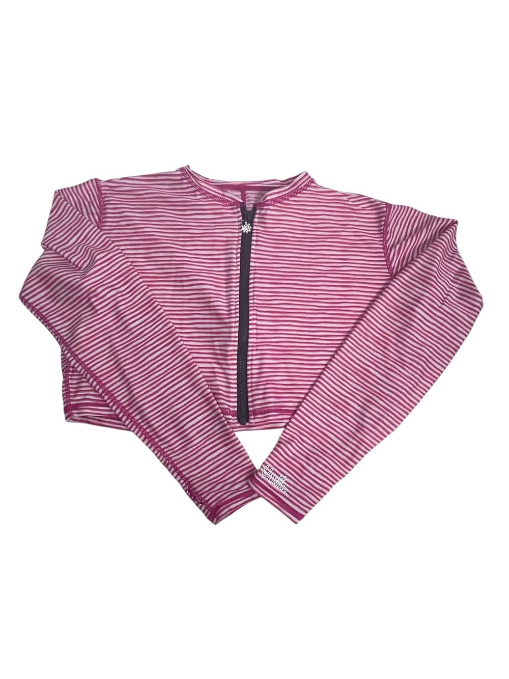 UV Skinz Women’s Long Sleeve Crop Rash Guard Swim Top Size Medium